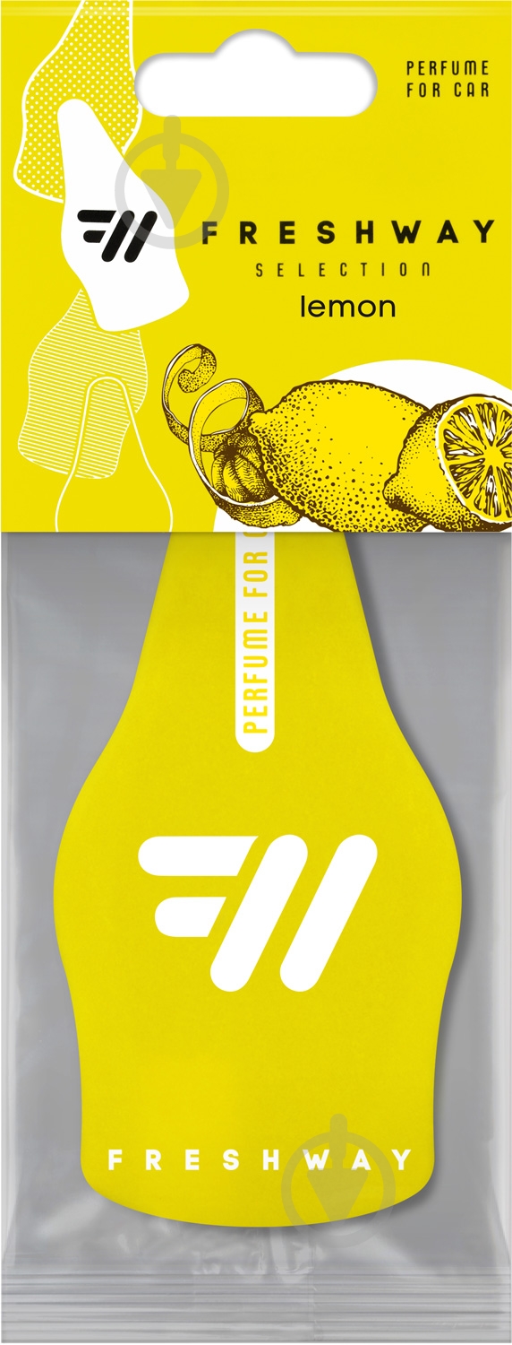 Ароматизатор подвесной FRESHWAY Selection Lemon - фото 1 Ароматизатор подвесной FRESHWAY Selection Lemon - фото 1