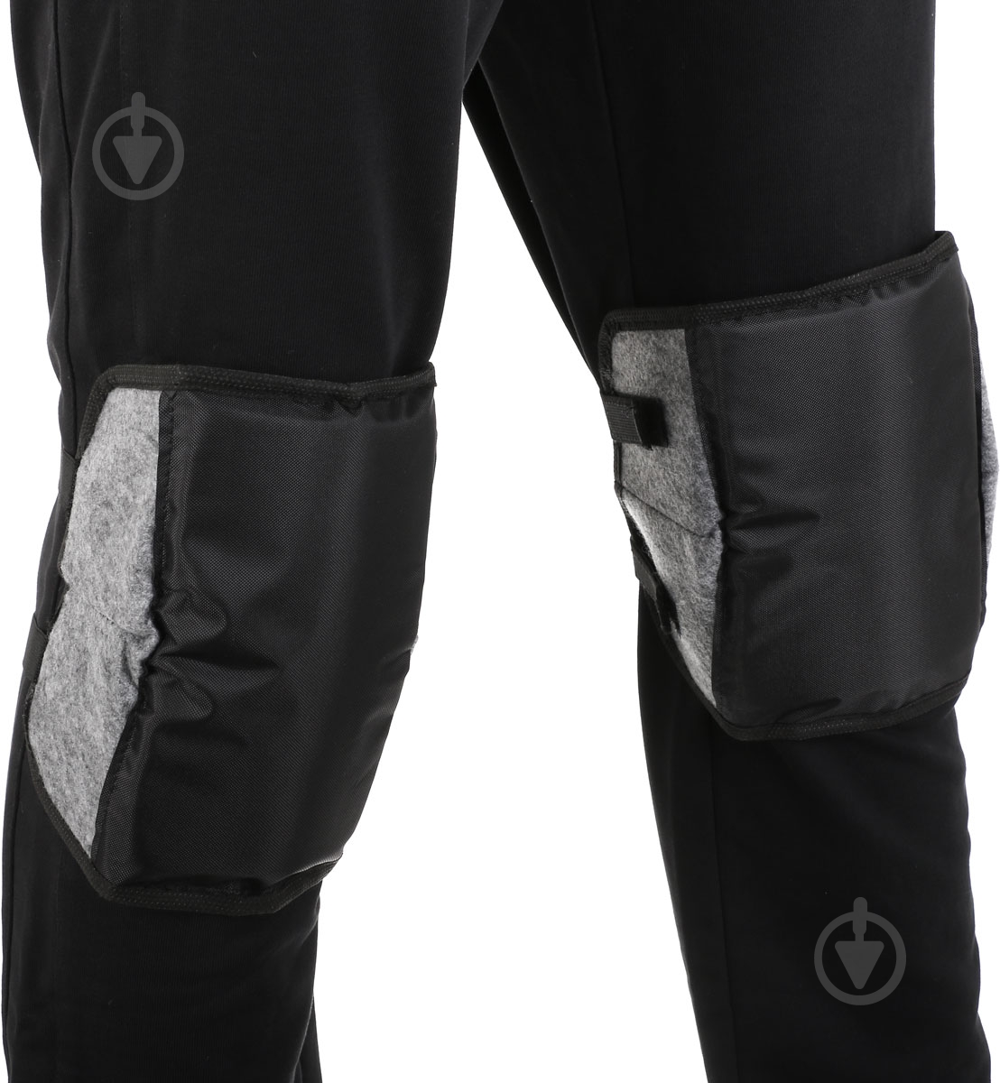 Наколенники 2 шт. р. one size черно-серый - фото 2