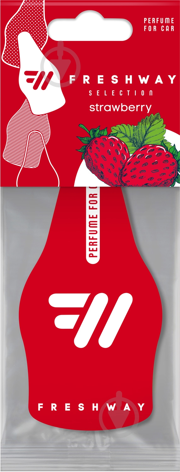 Ароматизатор подвесной FRESHWAY Selection Strawberry - фото 1