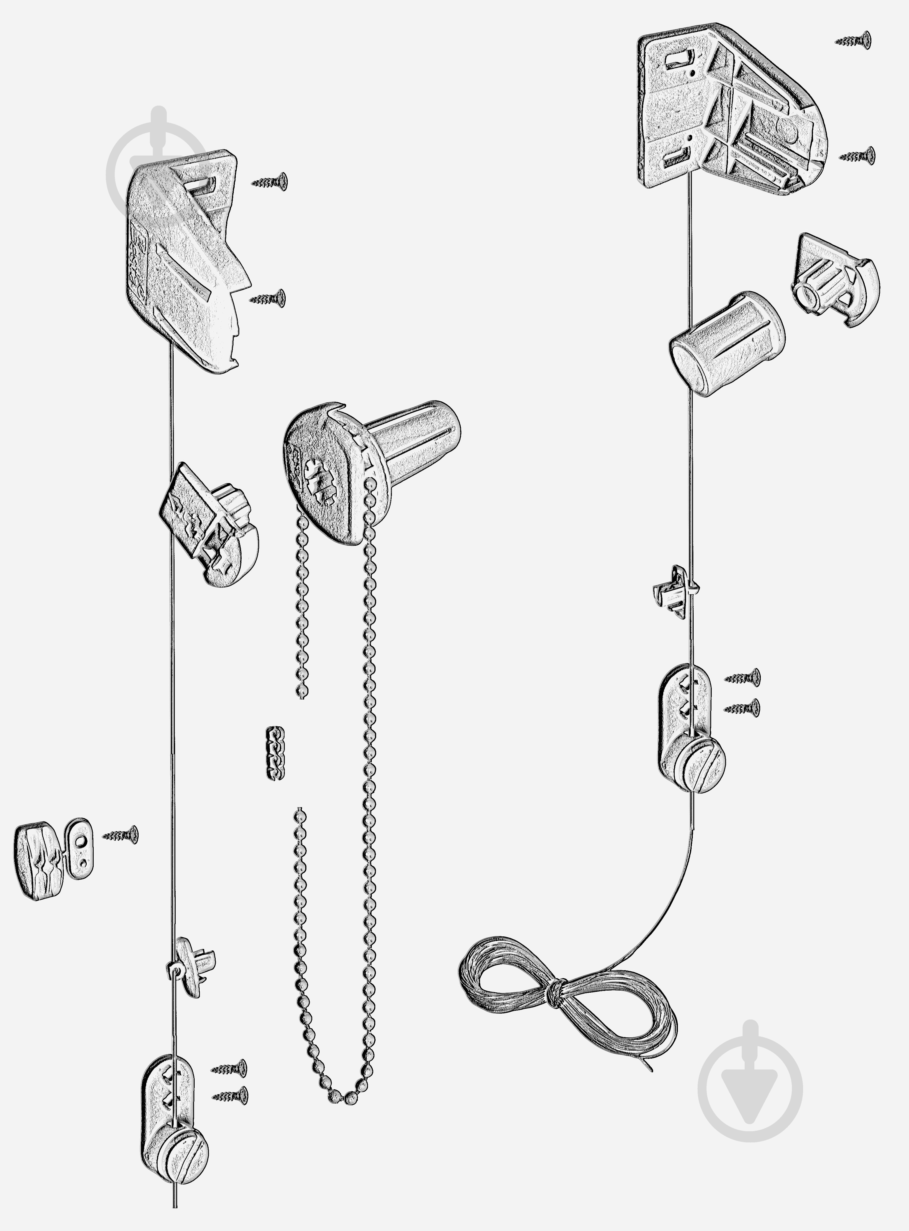 Ролета мини Декорія Лен с фиксацией на струну 74x170 см Оранжевая - фото 4 Ролета мини Декорія Лен с фиксацией на струну 74x170 см Оранжевая - фото 4