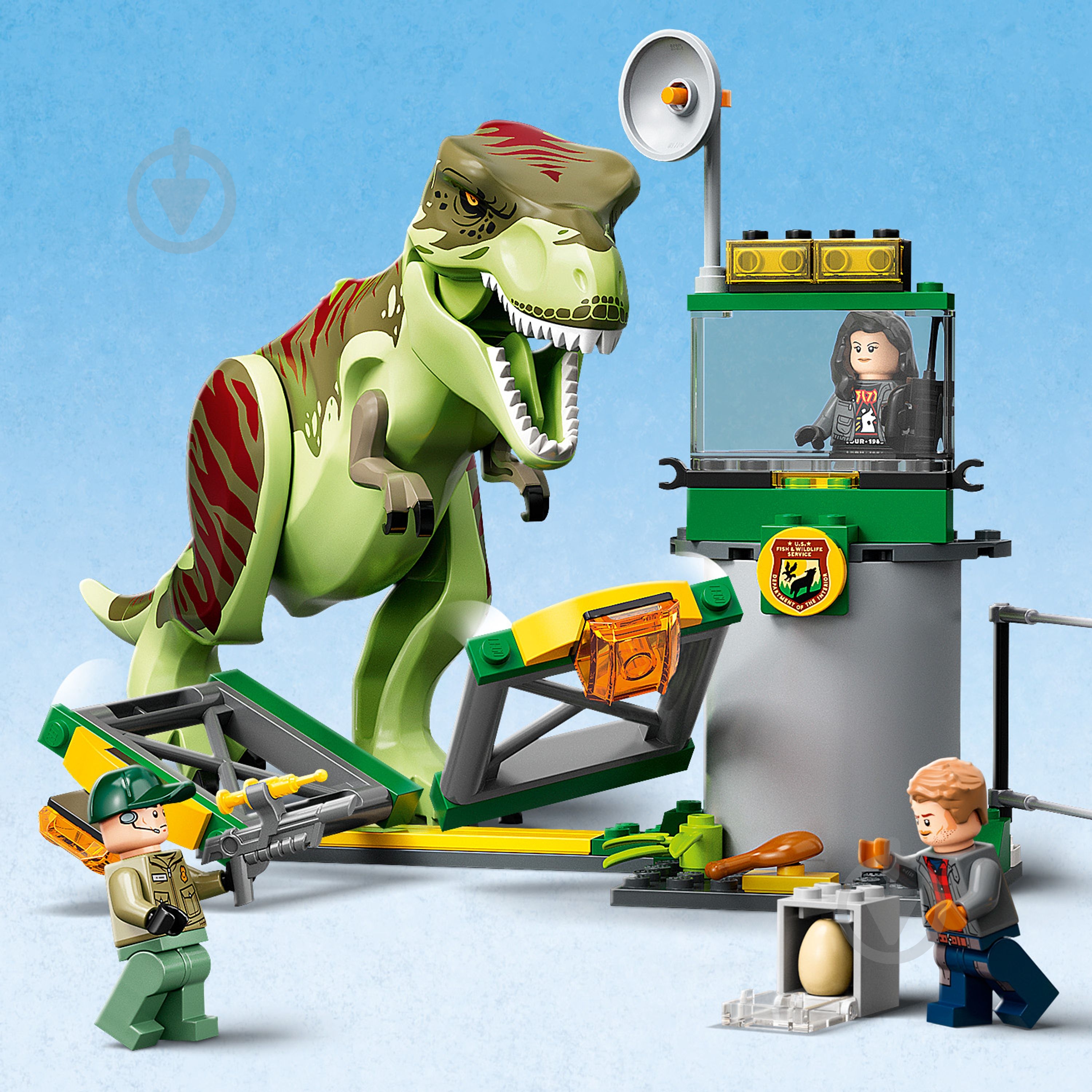 Конструктор LEGO Jurassic World Побег тиранозавра 76944 - фото 8