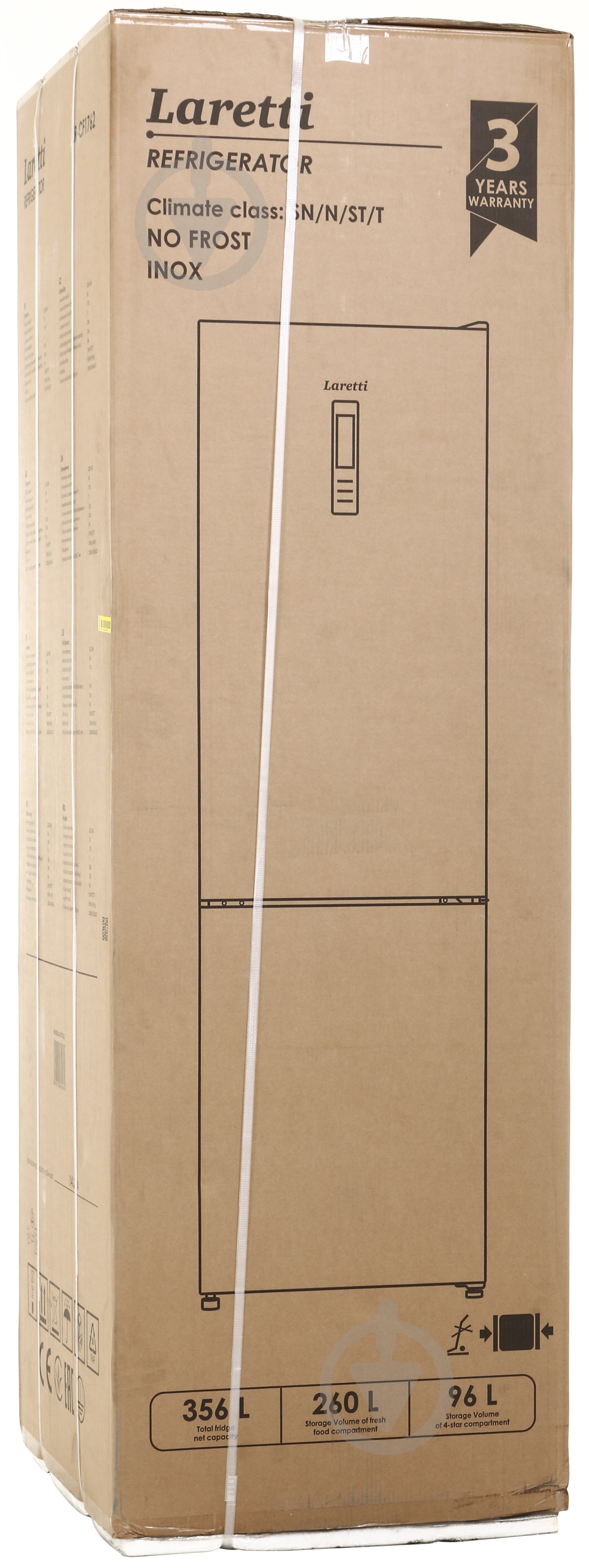 Холодильник Laretti LR-CF1762inox - фото 7 Холодильник Laretti LR-CF1762inox - фото 7