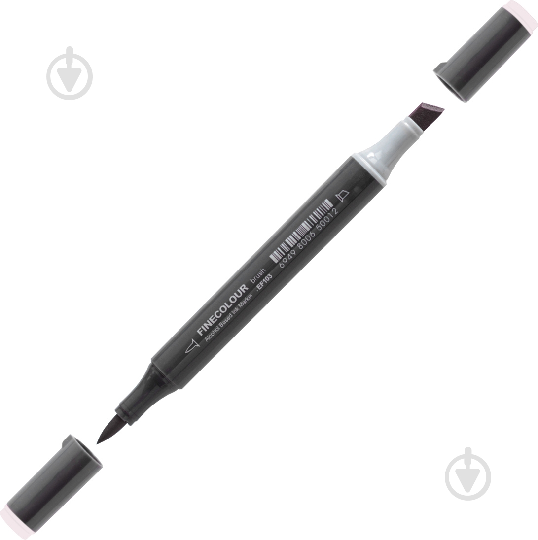Маркер спиртовой FINECOLOUR Brush-mini EF103-124 ясень - фото 1