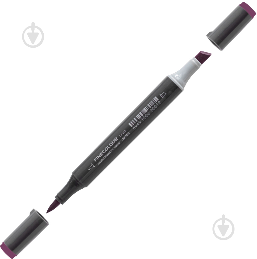 Маркер спиртовой FINECOLOUR Brush-mini EF103-127 баклажан - фото 1 Маркер спиртовой FINECOLOUR Brush-mini EF103-127 баклажан - фото 1
