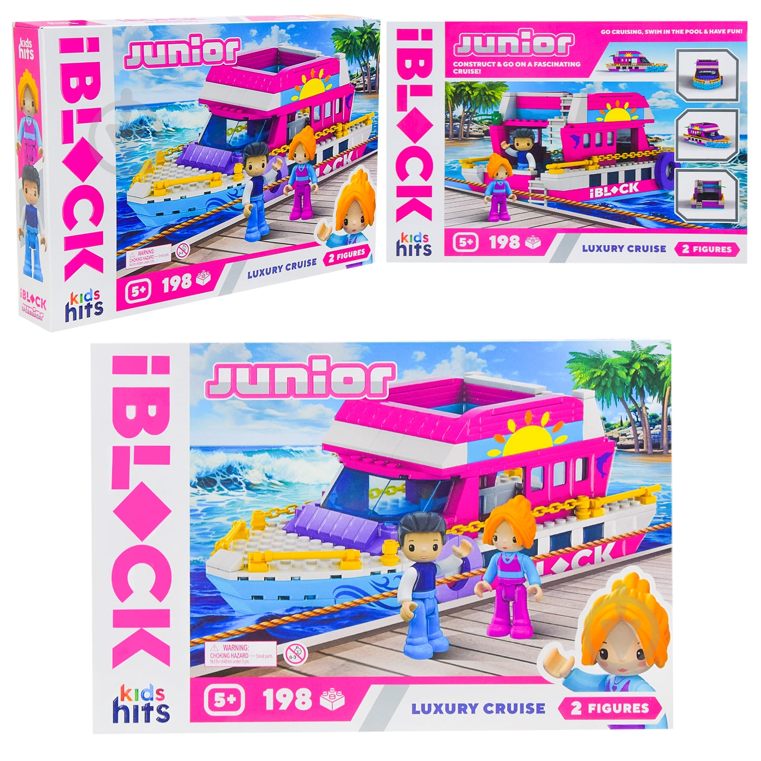 Конструктор Iblock Kids Hits JUNIOR 198 деталей KH08/006/3 - фото 4 Конструктор Iblock Kids Hits JUNIOR 198 деталей KH08/006/3 - фото 4