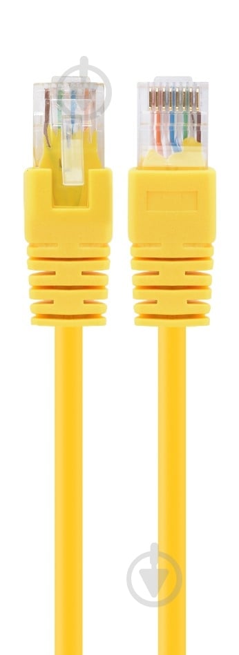 Патч-корд Cablexpert 0,5 м желтый (PP6U-0.5M/Y) UTP, категория. 6, литой - фото 1 Патч-корд Cablexpert 0,5 м желтый (PP6U-0.5M/Y) UTP, категория. 6, литой - фото 1