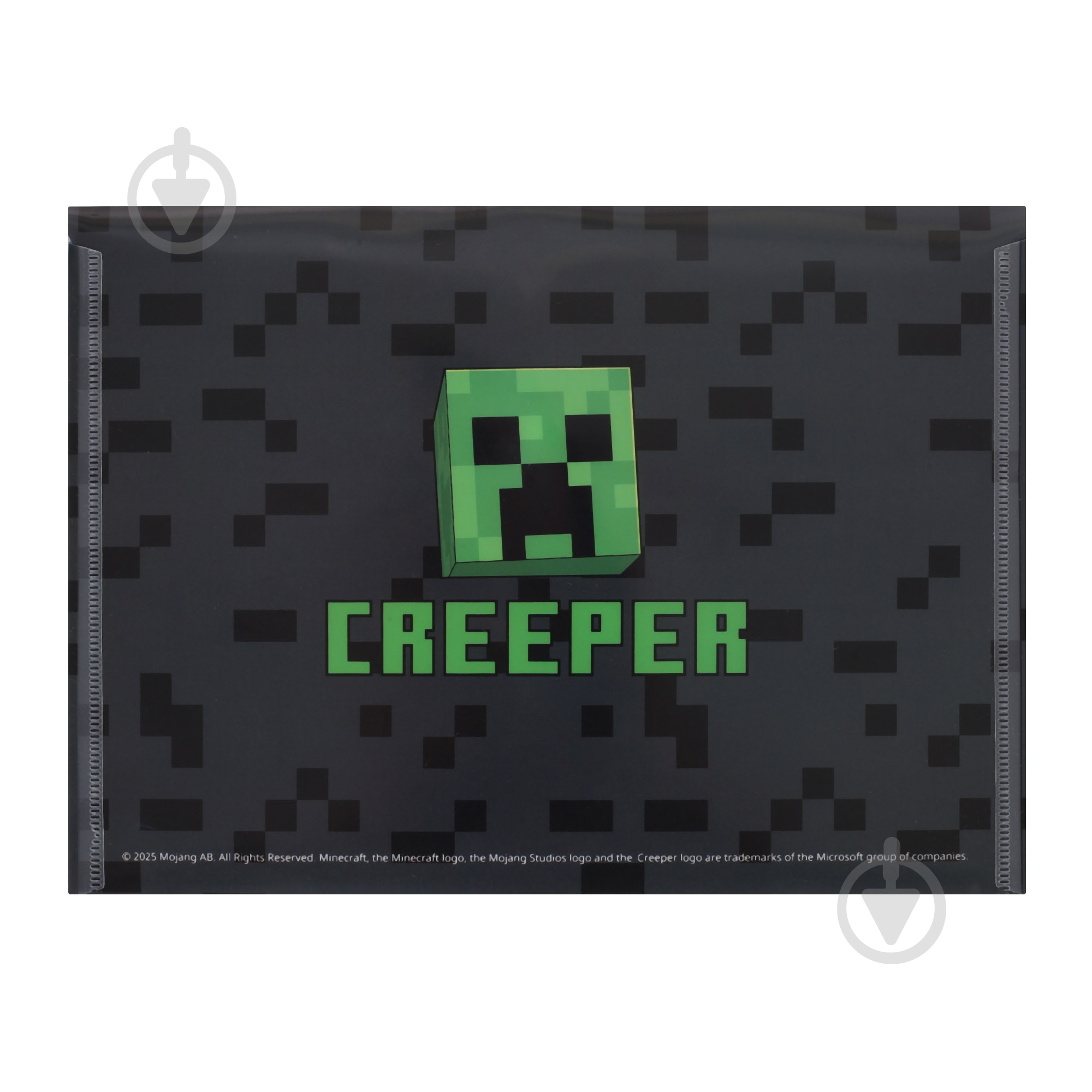 Папка-конверт на кнопці B5 Minecraft Creepers YES - фото 4