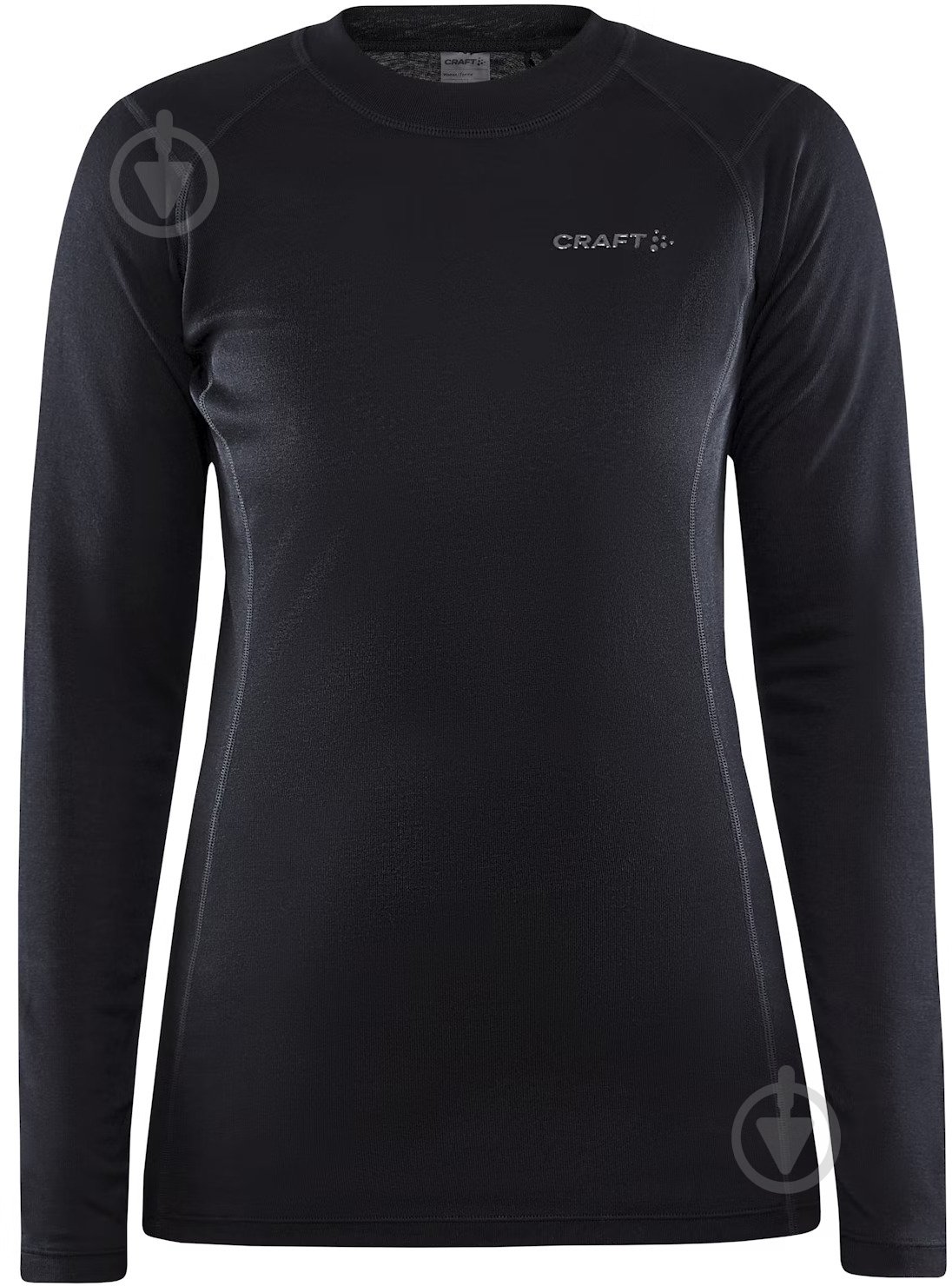 Термофутболка CORE WARM BASELAYER LS TEE W 1912534-999000 р.XS черный - фото 1