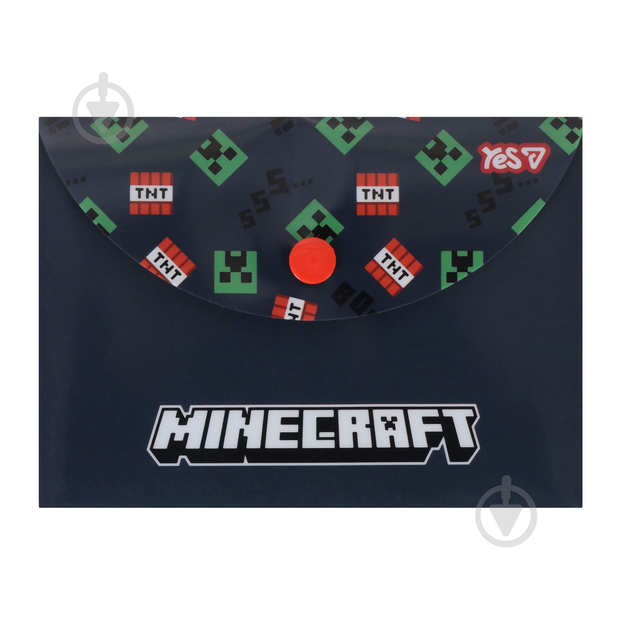 Папка-конверт на кнопке B7 Minecraft TNT YES - фото 1