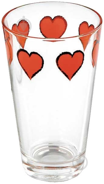 Стакан Borgonovo Heart Conic 330 мл 1 шт. - фото 1 Стакан Borgonovo Heart Conic 330 мл 1 шт. - фото 1