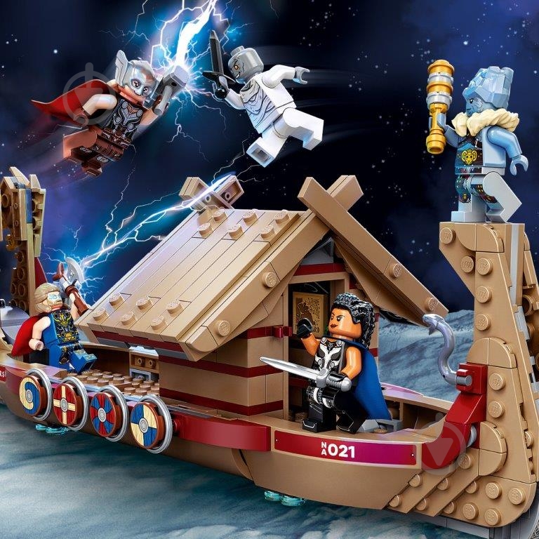 Конструктор LEGO Super Heroes Marvel Козий драккар 76208 - фото 7 Конструктор LEGO Super Heroes Marvel Козий драккар 76208 - фото 7