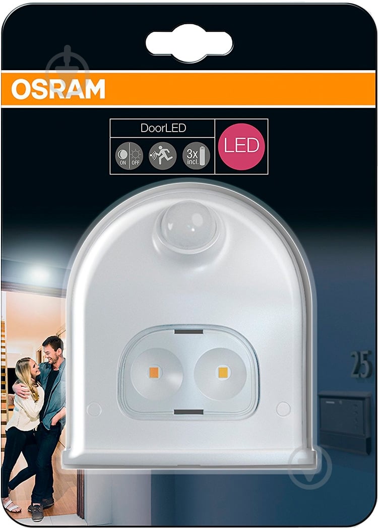 ВИТРИНА! Ночник Osram Door LED с сенсором 0,5 Вт белый - фото 10
