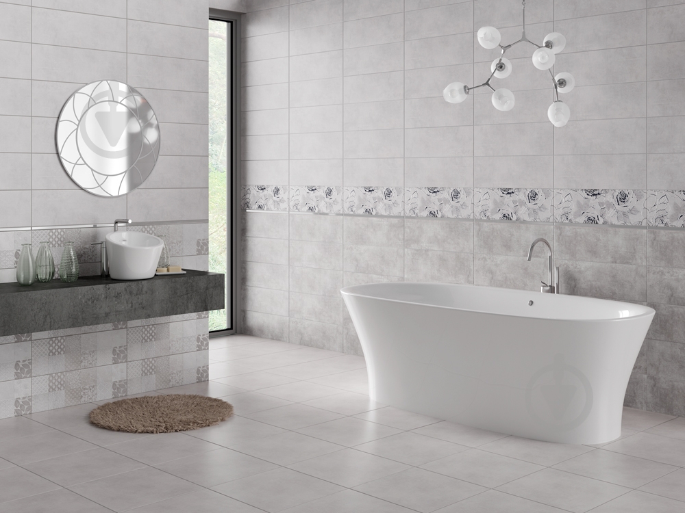 Плитка Cersanit Snowdrops light grey 42x42 см - фото 3