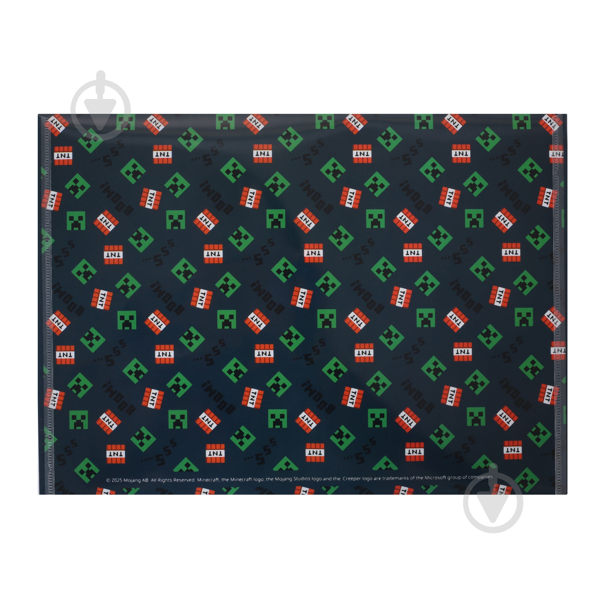 Папка-конверт на кнопке А4 Minecraft TNT YES - фото 4