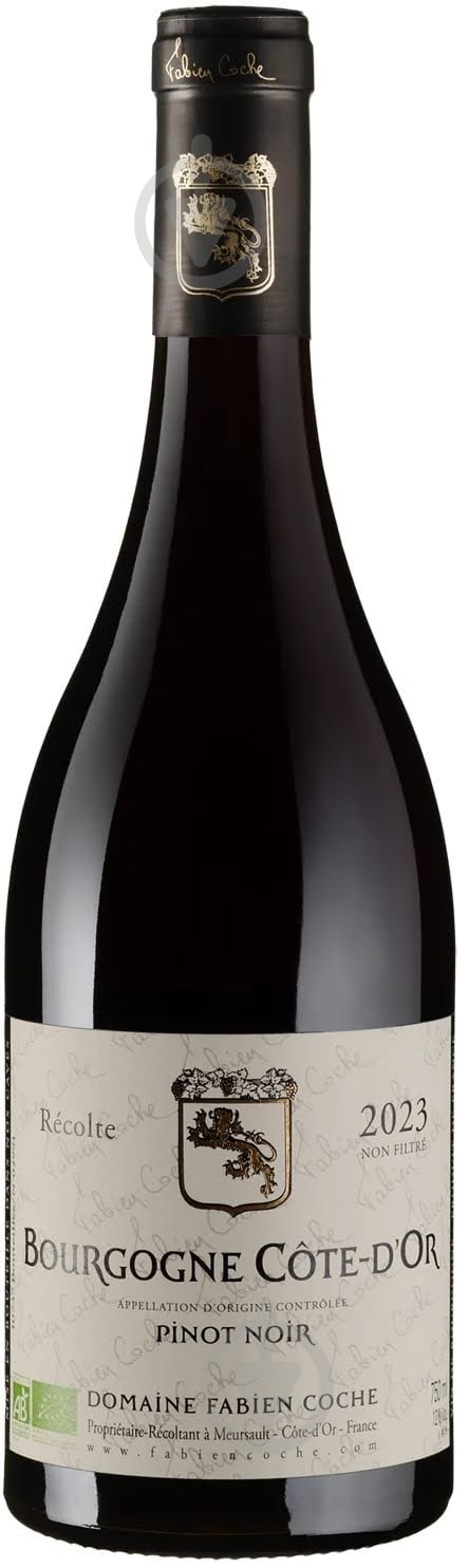 Вино Domaine Fabien Coche Bourgogne Pinot Noir 2023 0,75 л - фото 1 Вино Domaine Fabien Coche Bourgogne Pinot Noir 2023 0,75 л - фото 1