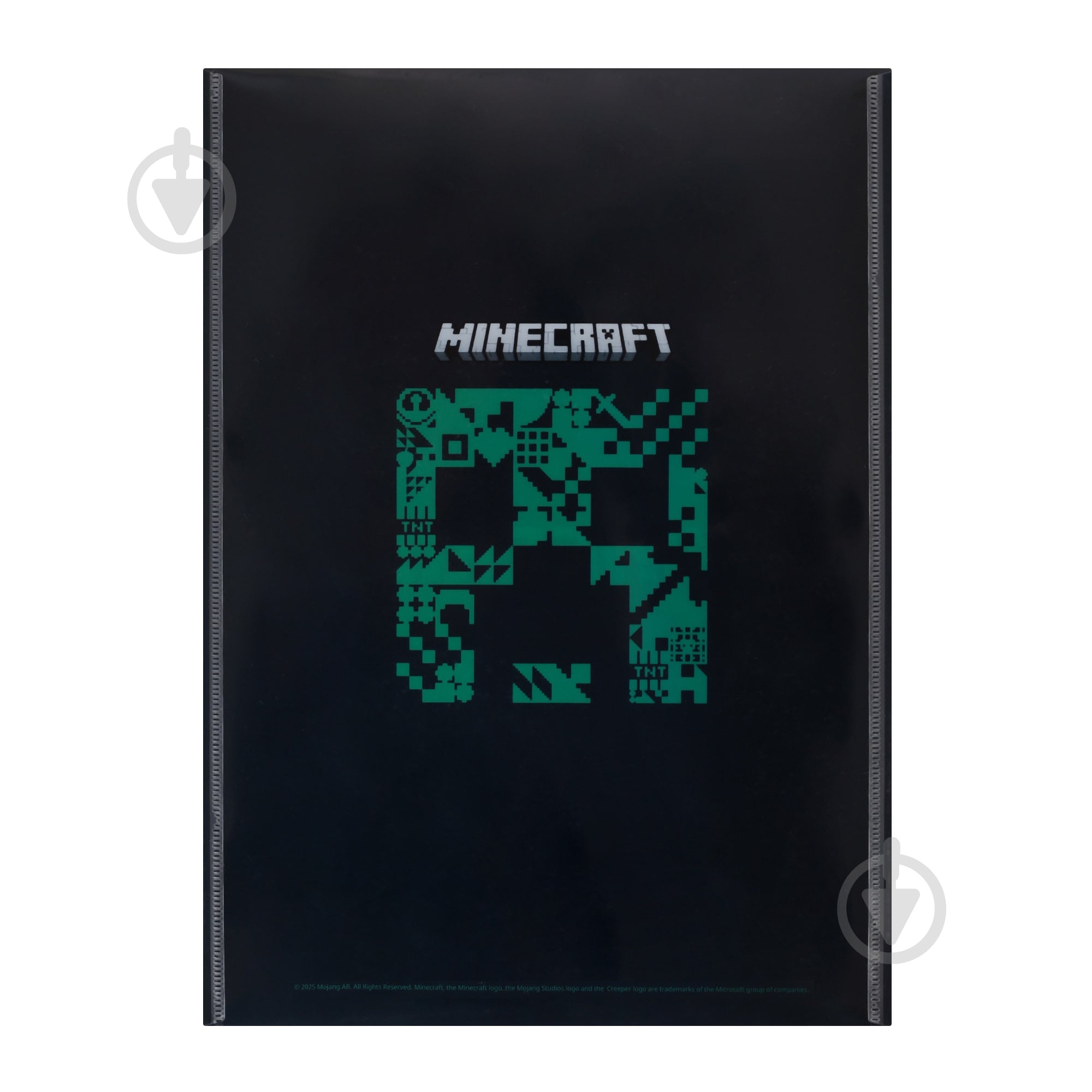 Папка-конверт на кнопке вертикальная А4 Minecraft YES - фото 4
