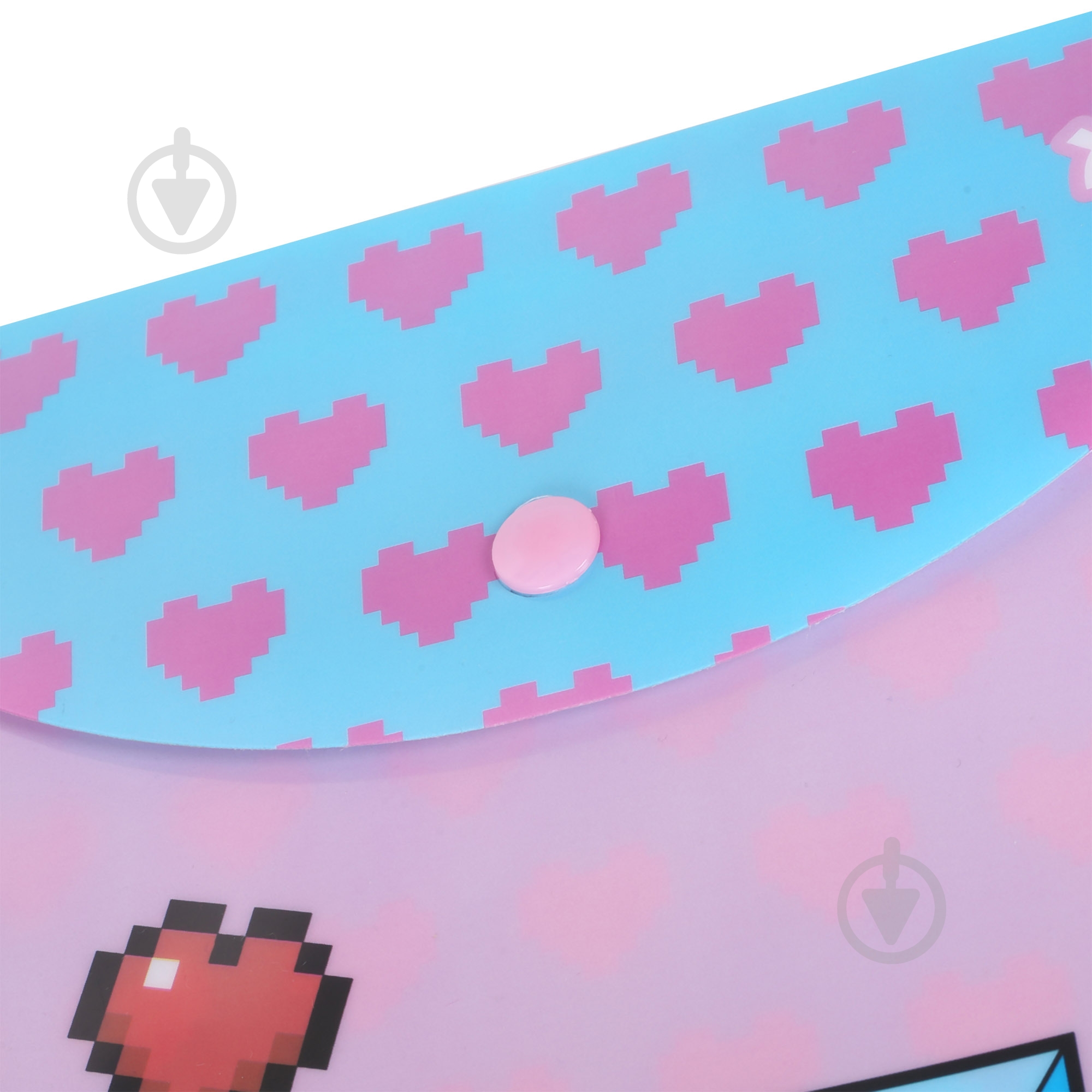 Папка-конверт на кнопке вертикальная А4 MinecraftSpring Bee YES - фото 2