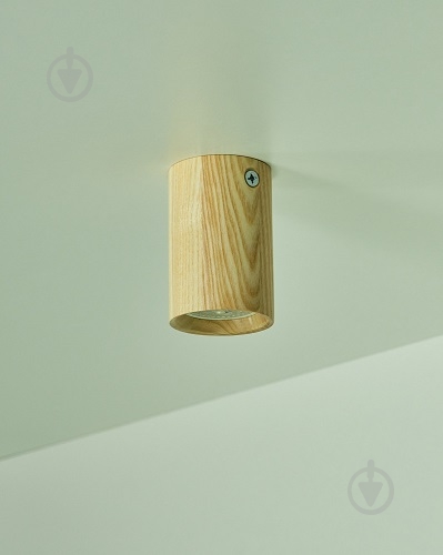 Спот Iterna Leirvik C GU10 1x15Вт GU10 ясень светлый LW088 - фото 4