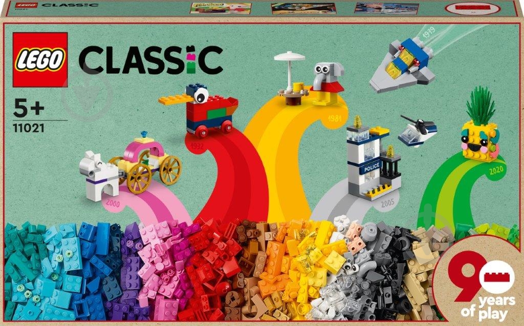 Конструктор LEGO Classic 90 лет игры 11021 - фото 1 Конструктор LEGO Classic 90 лет игры 11021 - фото 1