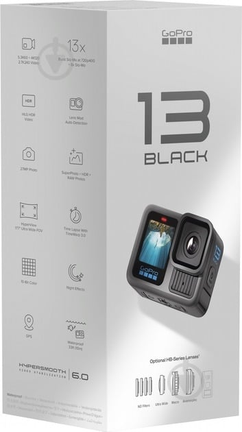 Экшн-камера GoPro HERO13 black (CHDHX-131-RW) - фото 10