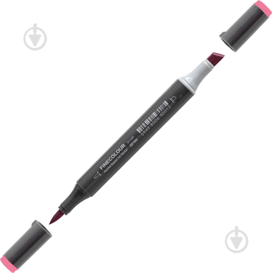 Маркер спиртовой FINECOLOUR Brush-mini EF103-145 кармин - фото 1 Маркер спиртовой FINECOLOUR Brush-mini EF103-145 кармин - фото 1