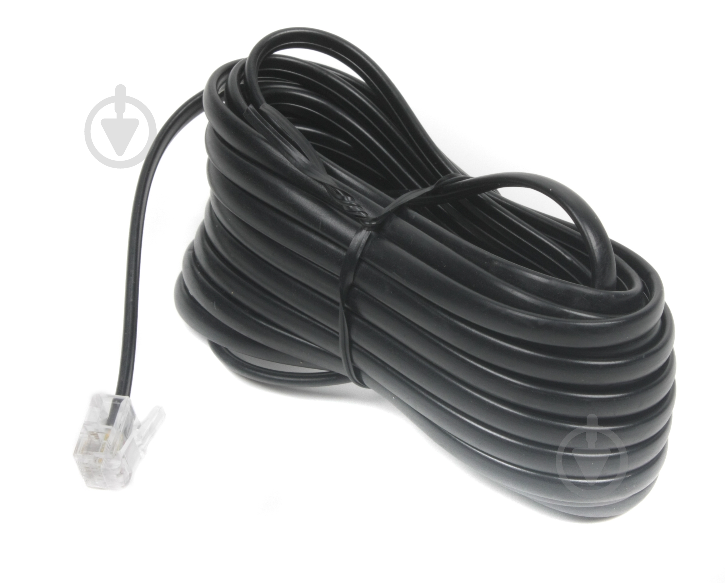Кабель телефонний Cablexpert 2 м (TC6P4C-2M-BK) 6P4C - фото 2