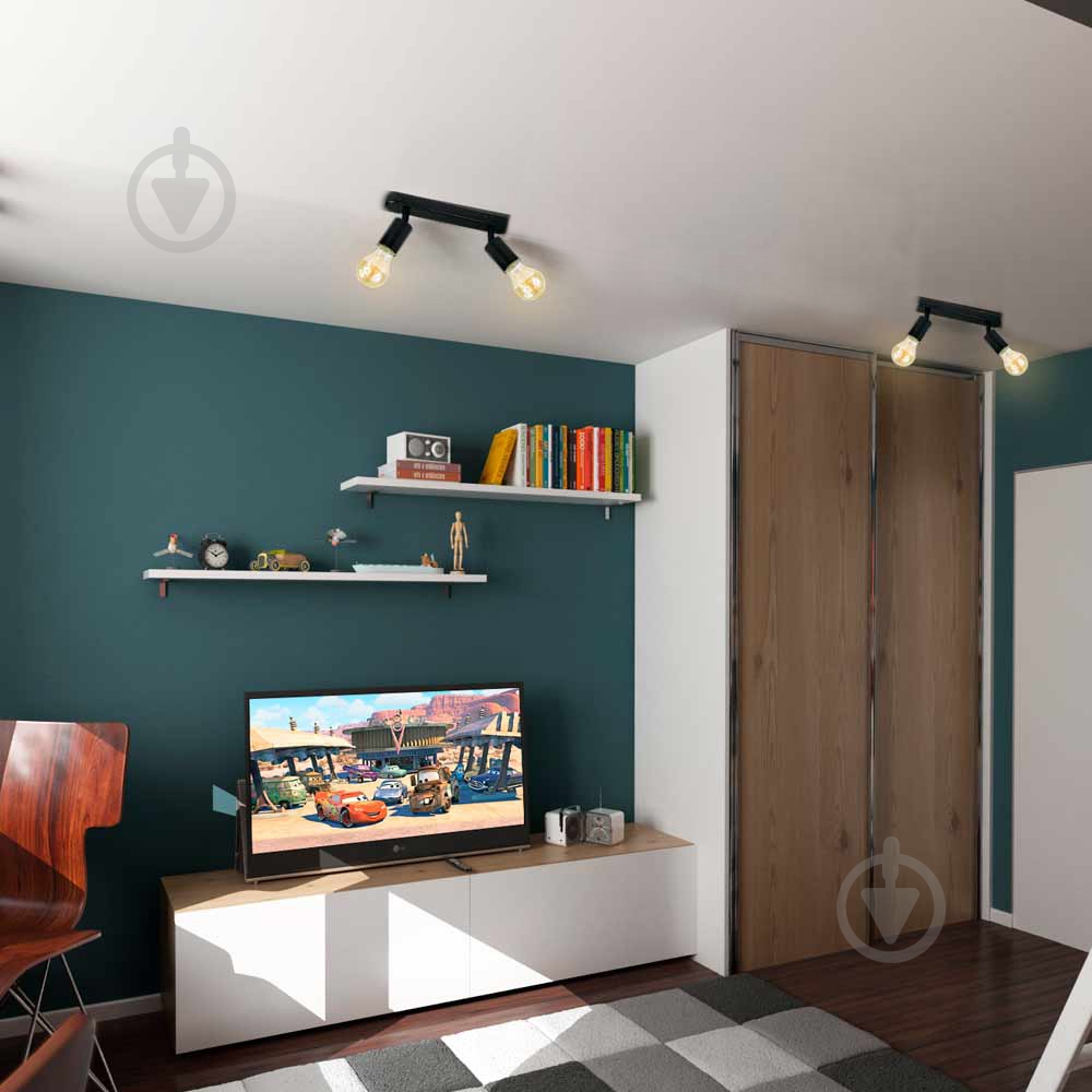 Спот Vio Concept LoMotive VC101-2 2x35 Вт E27 черный - фото 5