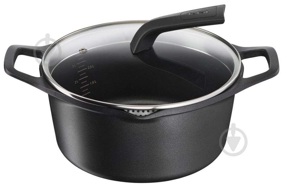 Каструля з кришкою Tefal Robusto 24 см (4,4 л) E2494644 - фото 1