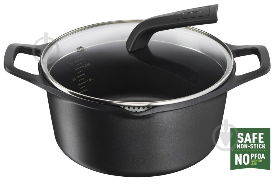 Каструля з кришкою Tefal Robusto 24 см (4,4 л) E2494644 - фото 2