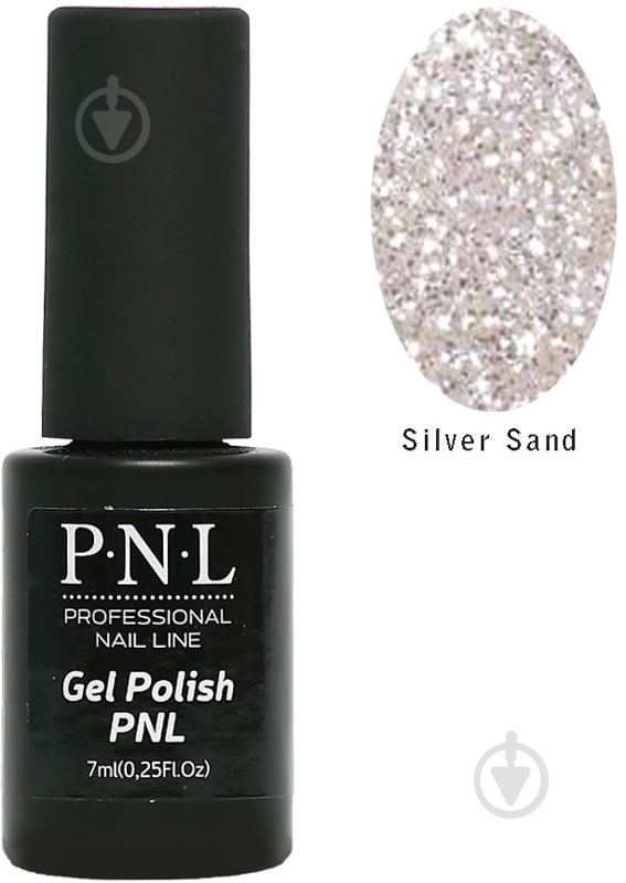 Гель-лак для ногтей P.N.L №009 Silver Sand 7 мл - фото 1