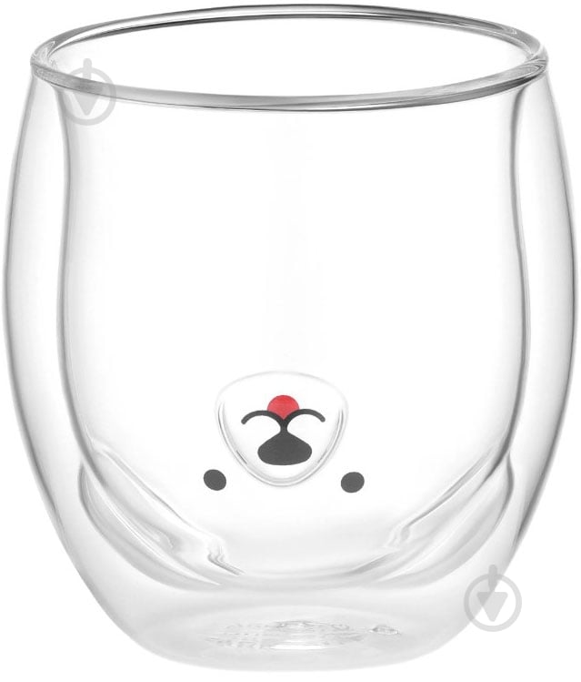 Набір чашок Ardesto Animals 300 мл 2 шт. прозорий AR2630BWA - фото 2 Набір чашок Ardesto Animals 300 мл 2 шт. прозорий AR2630BWA - фото 2