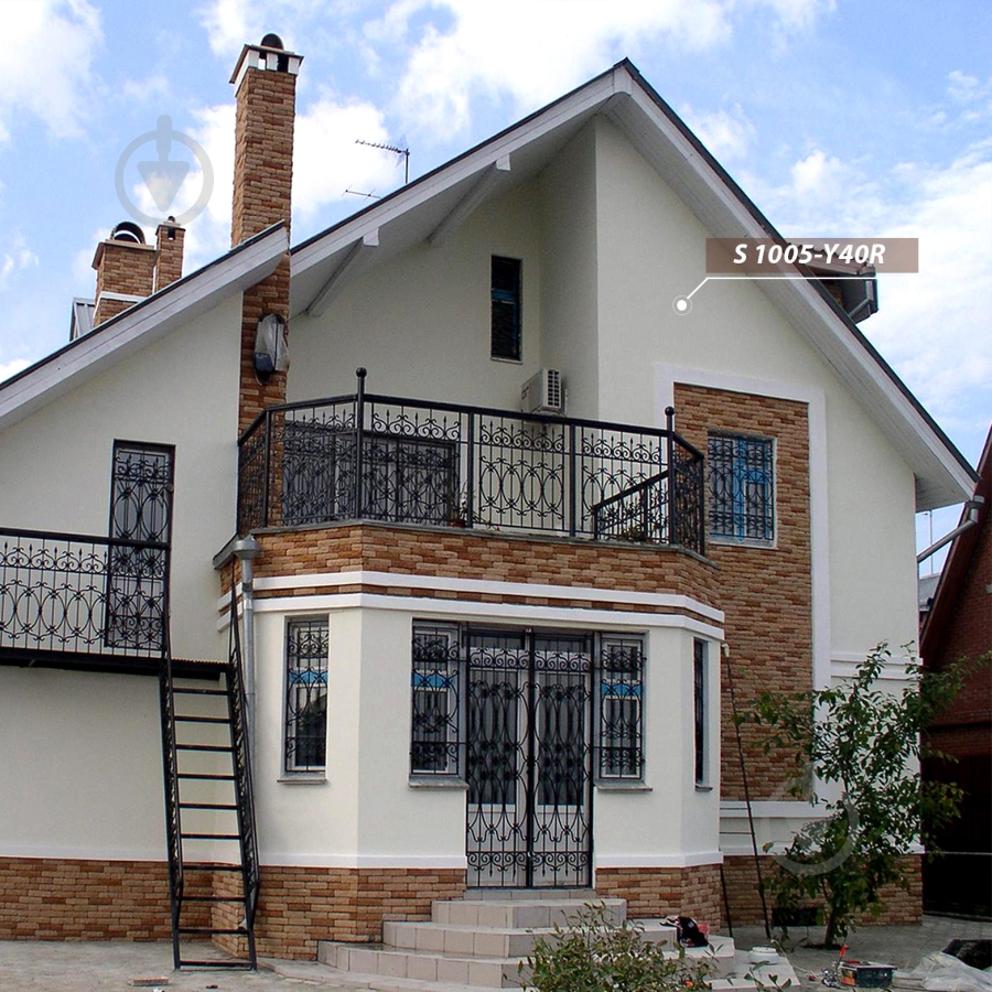 Краска cиликономодифицированная Feidal HIT Fassadenfarbe spezial мат белый 5 л - фото 5