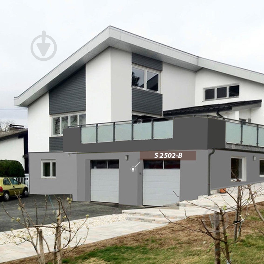 Краска cиликономодифицированная Feidal HIT Fassadenfarbe spezial мат белый 5 л - фото 14