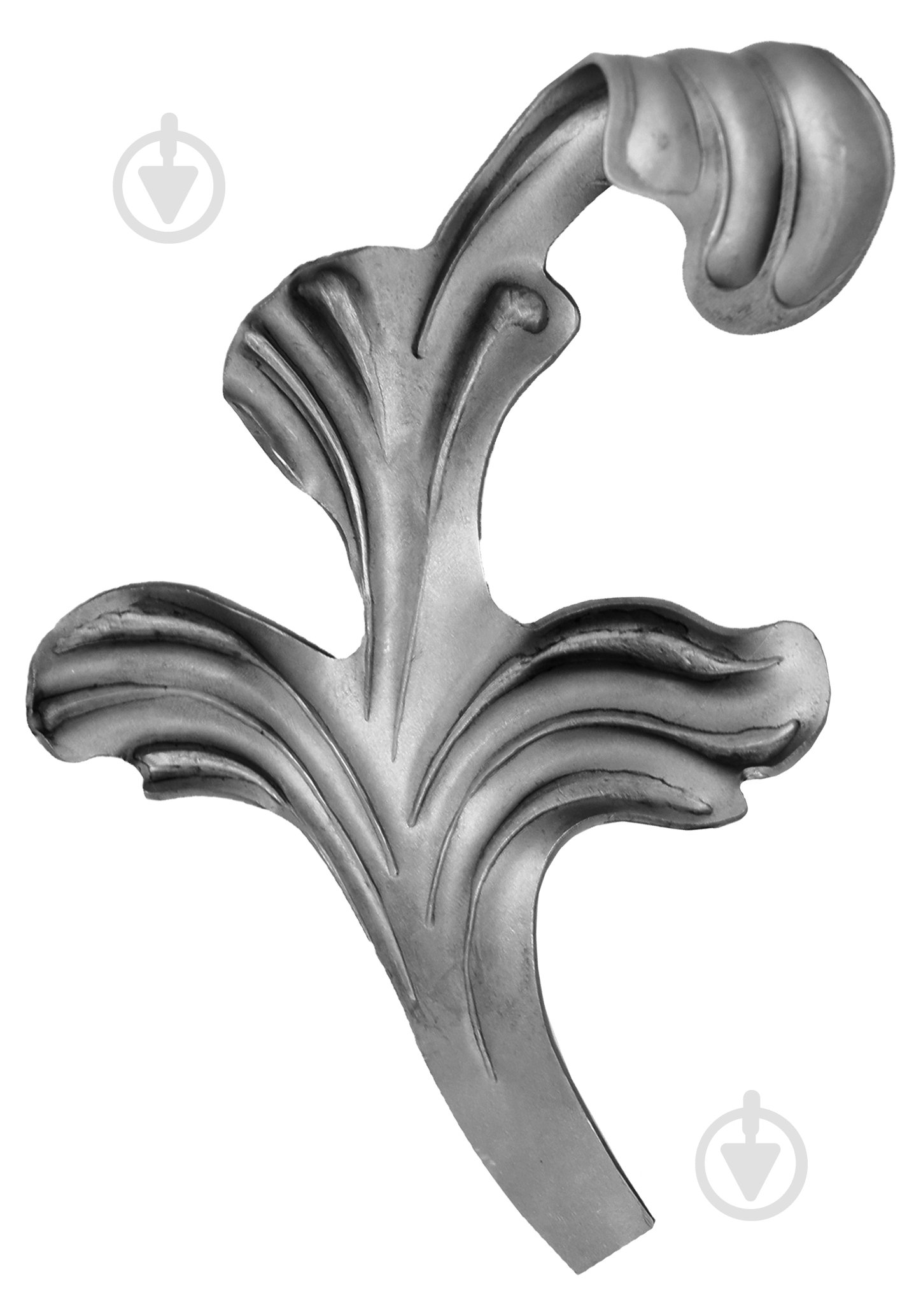 Лист кованый Артдеко 51.136 190х125х2 мм - фото 1