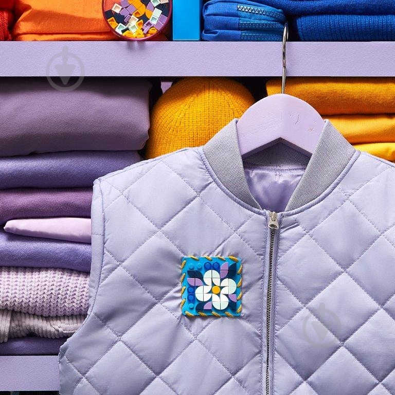 Конструктор LEGO DOTS Пластина-нашивка с тайлами 41955 - фото 7 Конструктор LEGO DOTS Пластина-нашивка с тайлами 41955 - фото 7