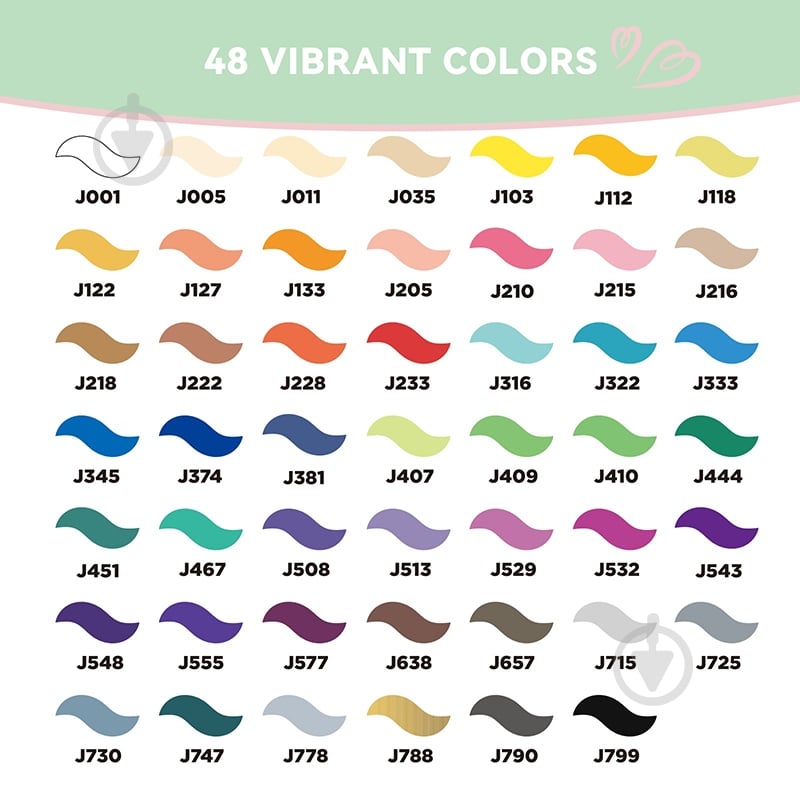 Набор маркеров акриловых Arrtx AACM-0748D 48 цветов LC304103 - фото 2 Набор маркеров акриловых Arrtx AACM-0748D 48 цветов LC304103 - фото 2