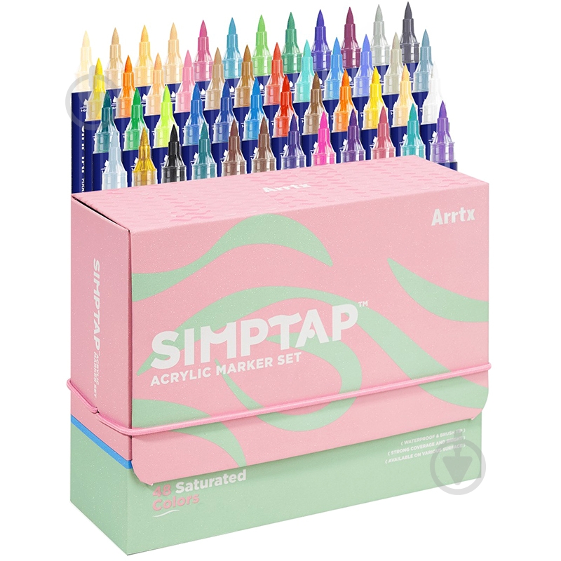Набор маркеров акриловых Arrtx AACM-0748D 48 цветов LC304103 - фото 1 Набор маркеров акриловых Arrtx AACM-0748D 48 цветов LC304103 - фото 1