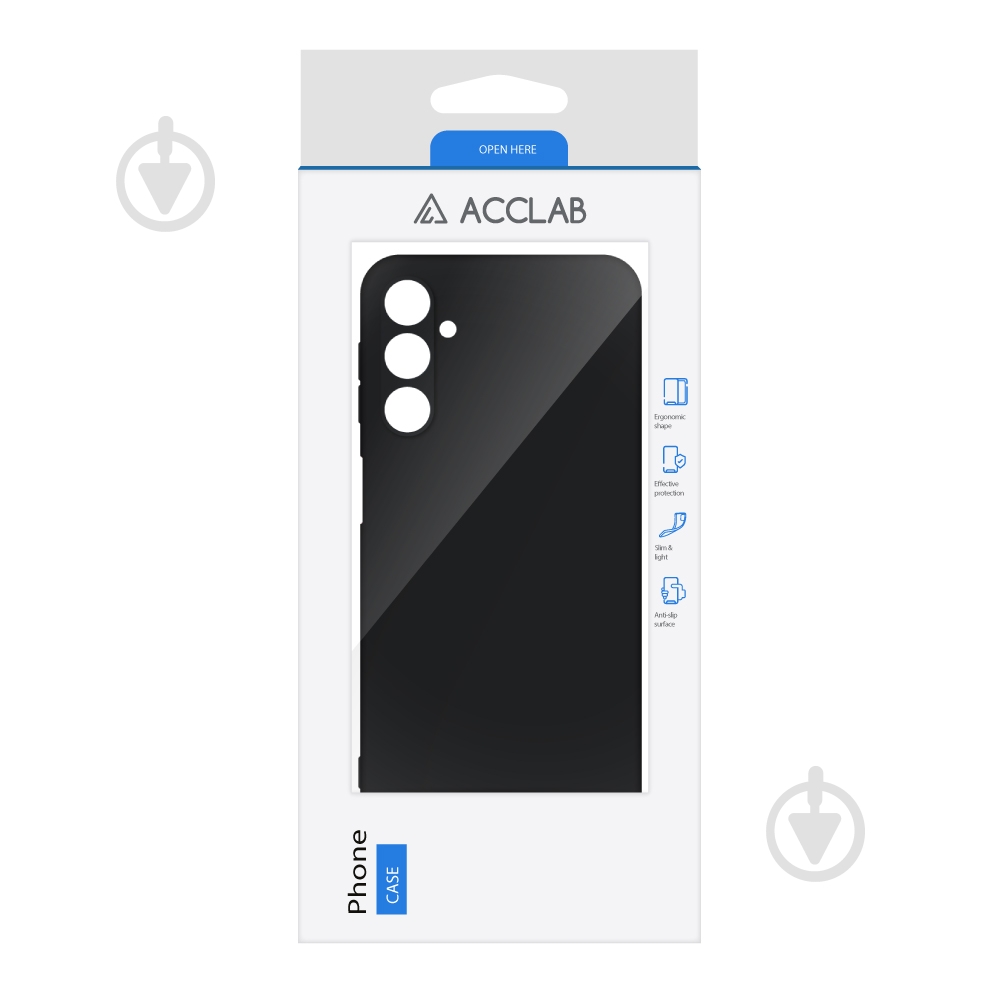 Чехол Acclab Silicone Case для Samsung Galaxy A24 черный - фото 2 Чехол Acclab Silicone Case для Samsung Galaxy A24 черный - фото 2