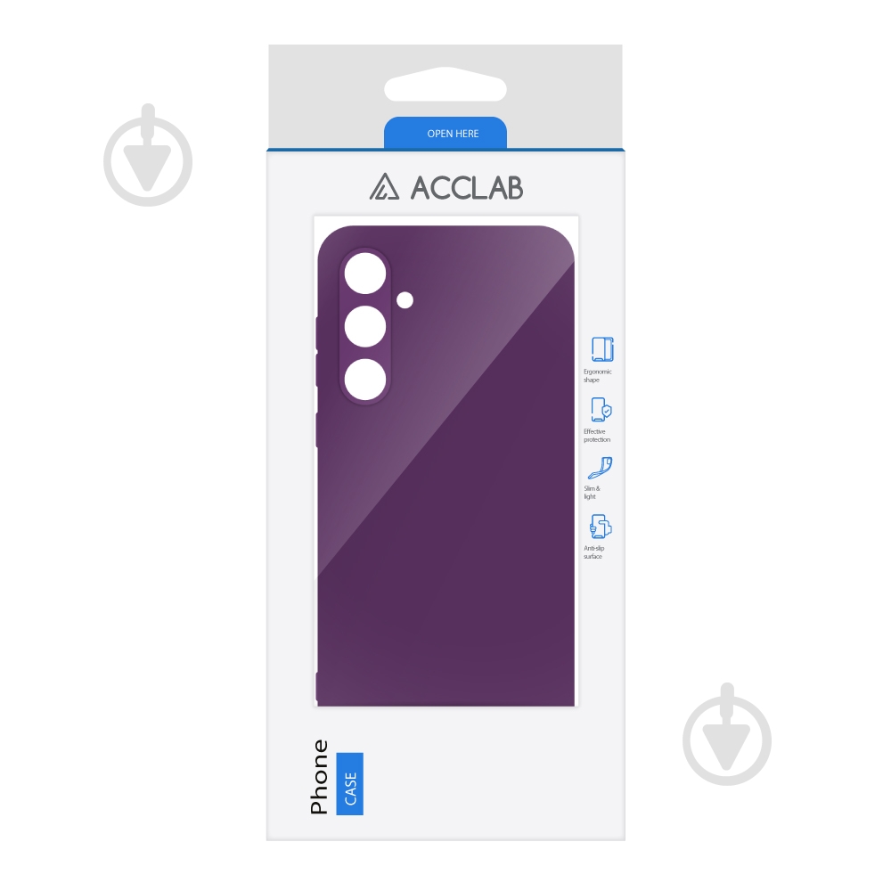 Чехол Acclab Silicone Case для Samsung Galaxy A35 сиреневый - фото 2