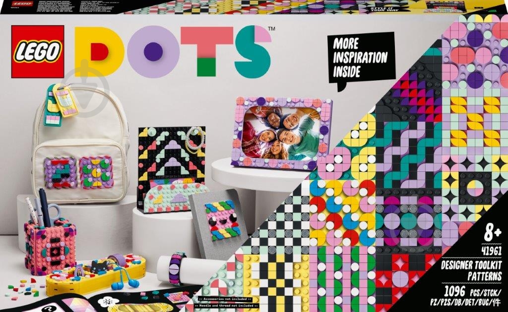 Конструктор LEGO DOTS Набор дизайнера 41961 - фото 1