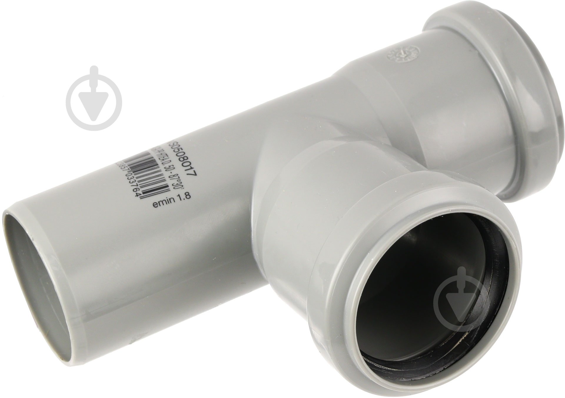 Тройник канализационный Valsir Valsir ПП d50x50х90° - фото 2