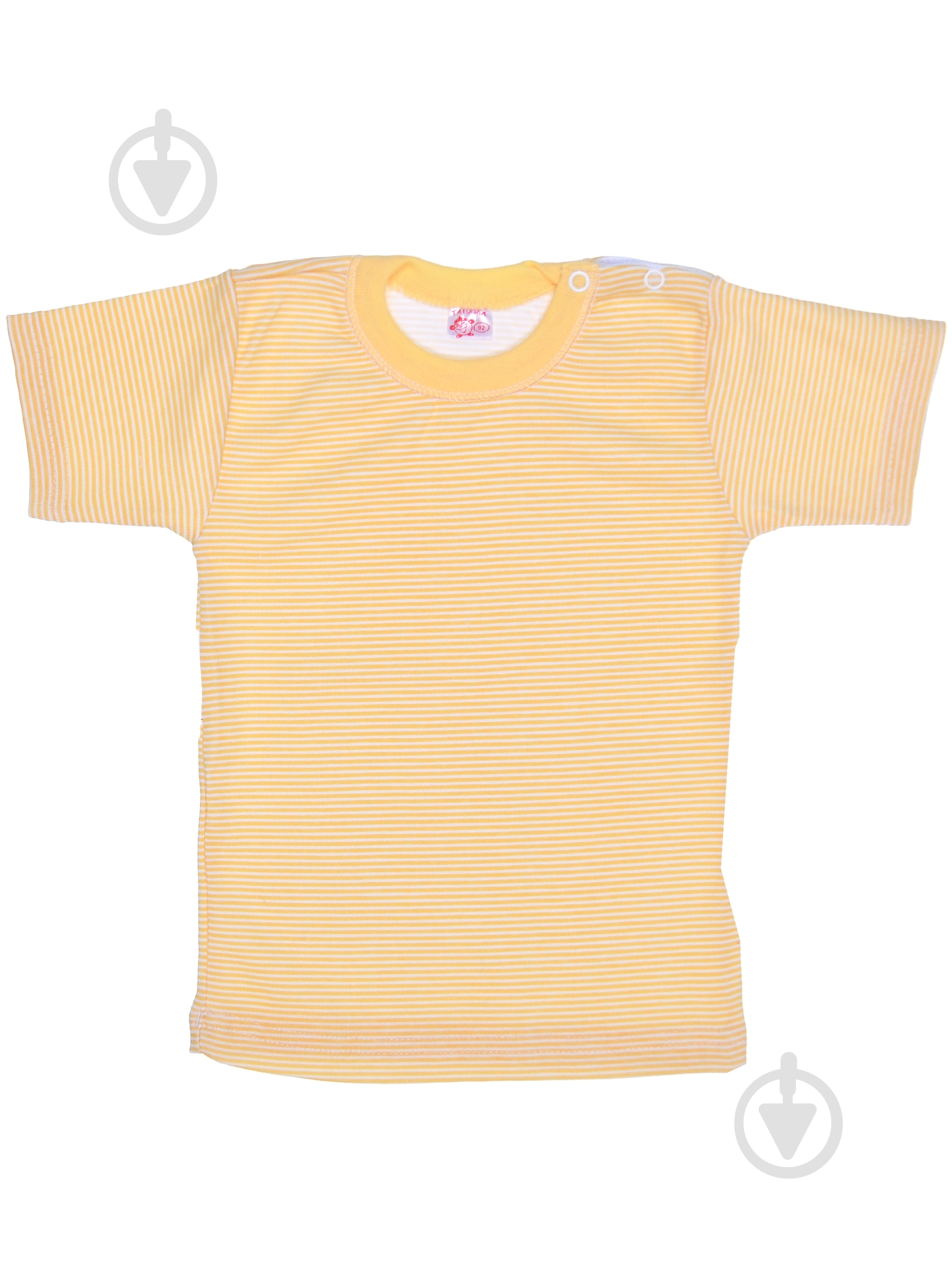 Футболка для девочки Татошка Полоска р.68 желтый 6601 - фото 1