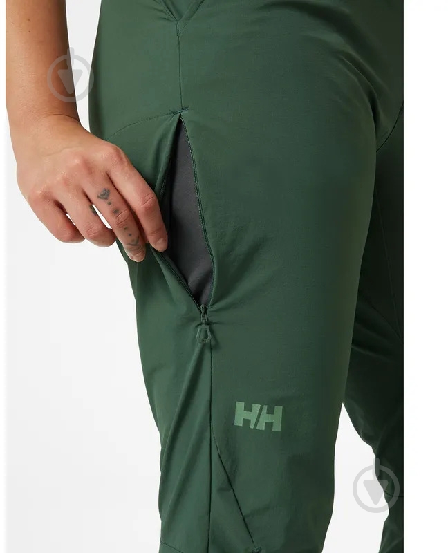 Брюки Helly Hansen W BRONA SOFTSHELL PANT 63053-476 р. XL зеленый - фото 4