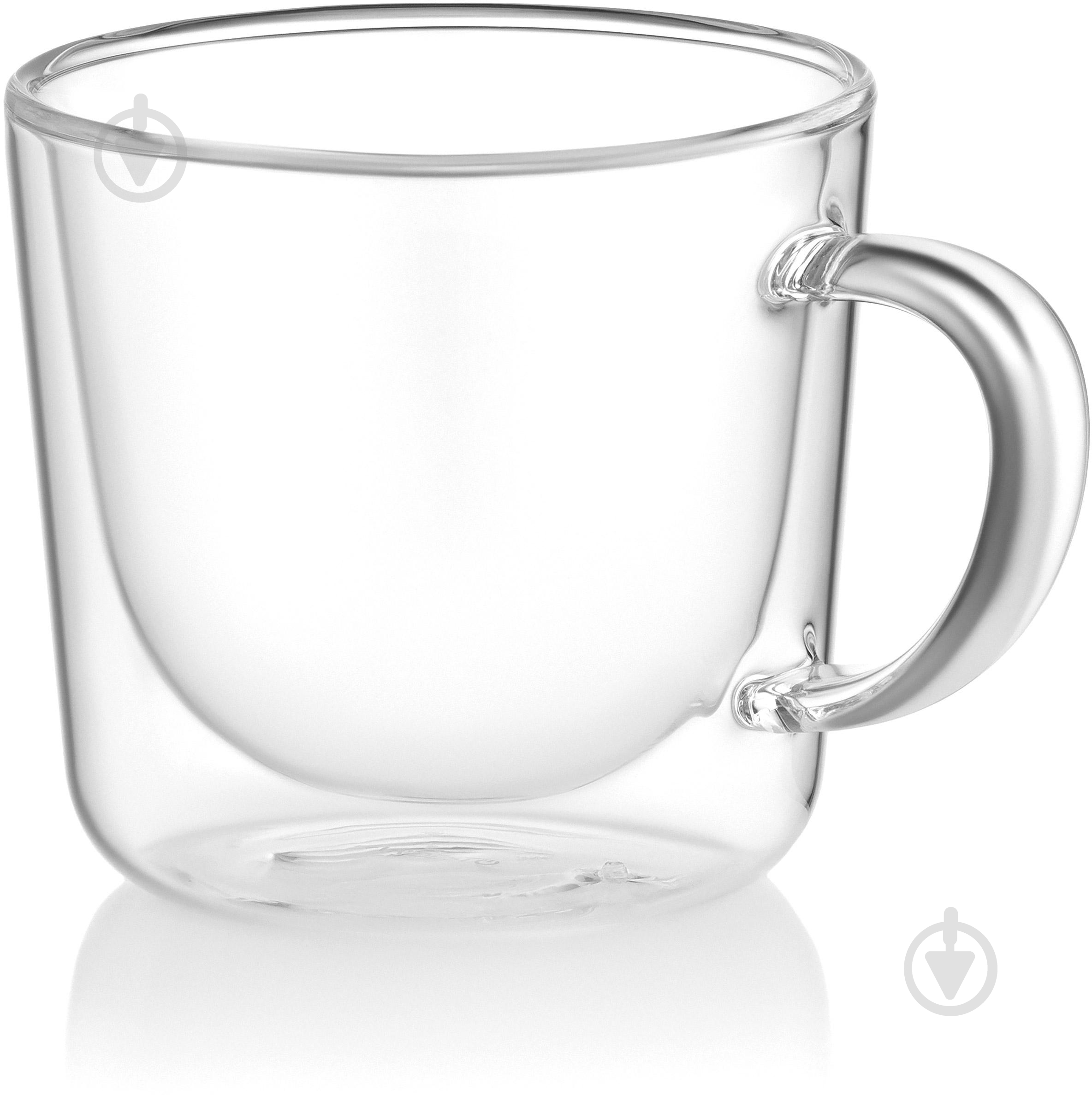 Набір чашок Ardesto 450 мл 2 шт. прозорий AR2645BH - фото 2 Набір чашок Ardesto 450 мл 2 шт. прозорий AR2645BH - фото 2