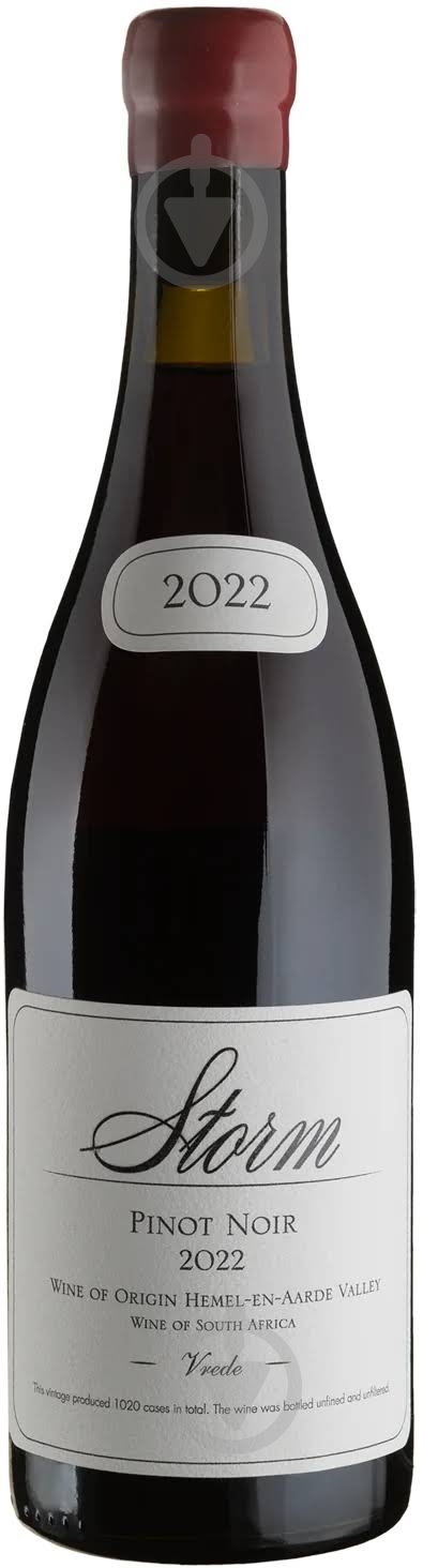 Вино STORM Pinot Noir Vrede 2022 0,75 л - фото 1 Вино STORM Pinot Noir Vrede 2022 0,75 л - фото 1