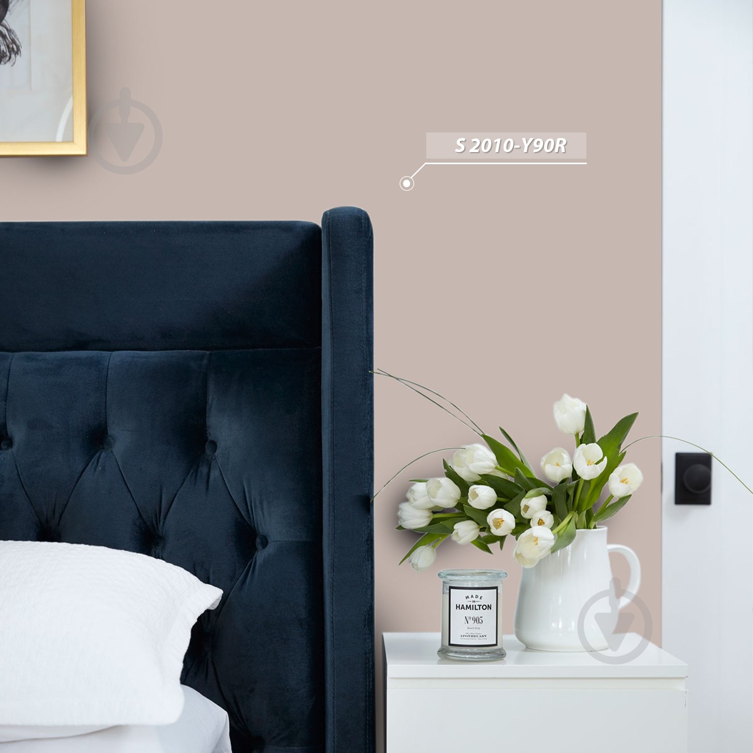 Фарба акрилова Feidal Wandfarbe "S" мат білий 2,5 л - фото 2