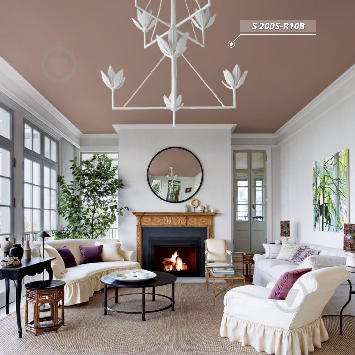 Фарба акрилова Feidal Wandfarbe "S" мат білий 2,5 л - фото 3