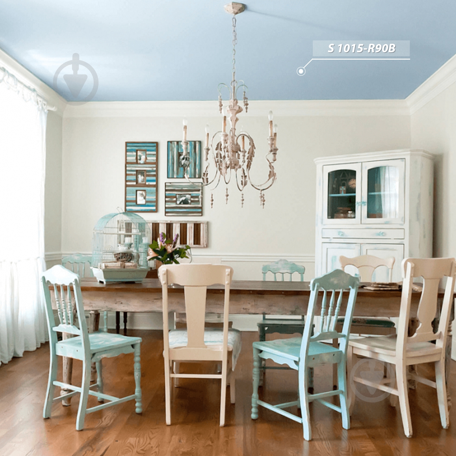 Фарба акрилова Feidal Wandfarbe "S" мат білий 2,5 л - фото 6