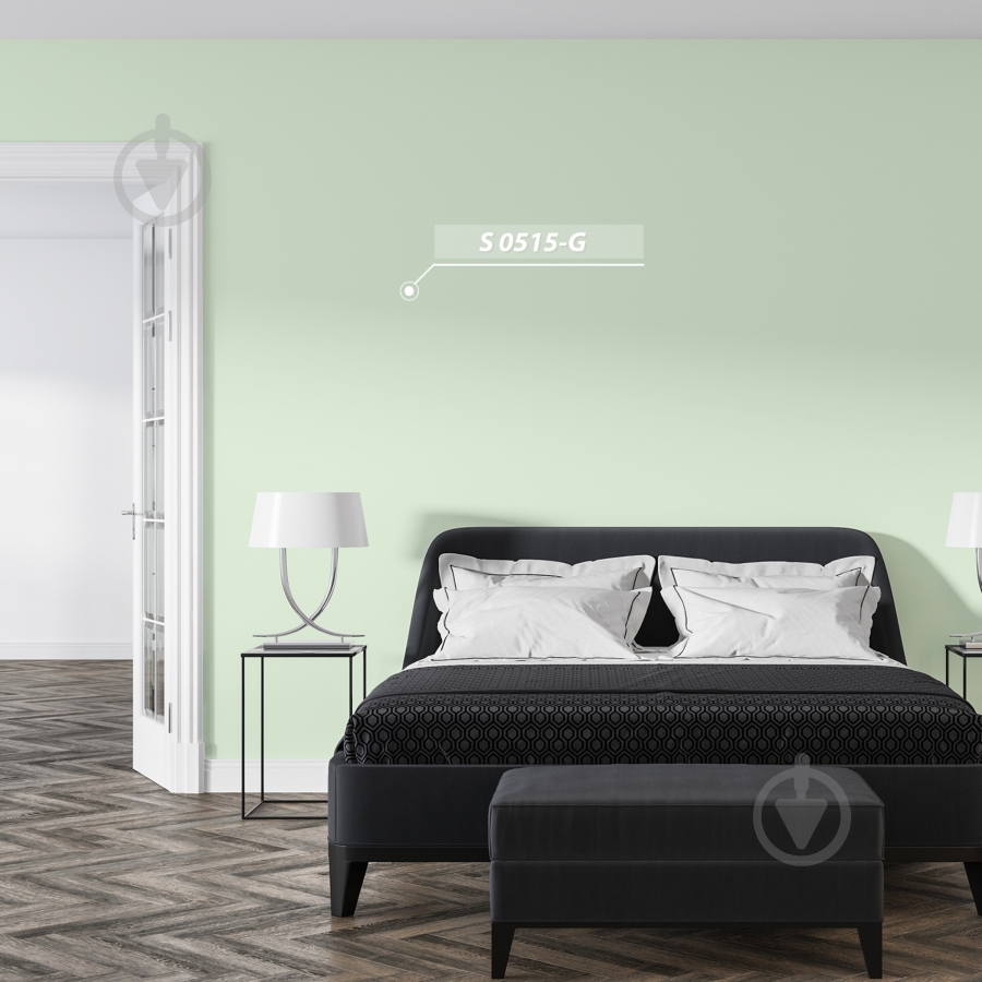 Фарба акрилова Feidal Wandfarbe "S" мат білий 2,5 л - фото 12