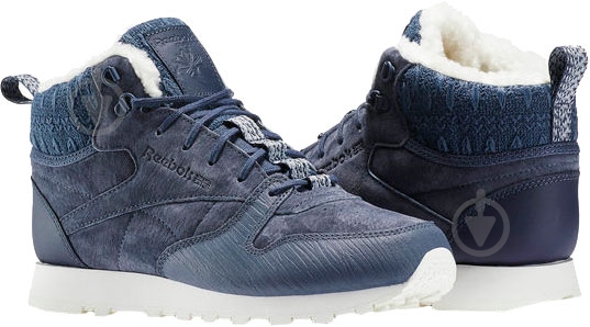 Кросівки жіночі демісезонні Reebok Classic Leather Arctic Boot BS6275 р.37 сині - фото 3